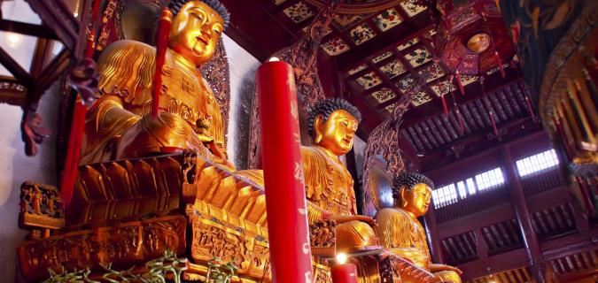 This Is The Visit Of The Jade Buddha Temple