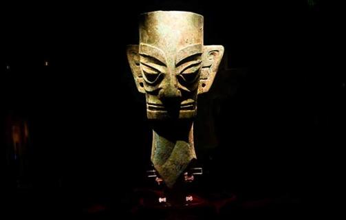 The Sanxingdui (or Three-Star Piles)